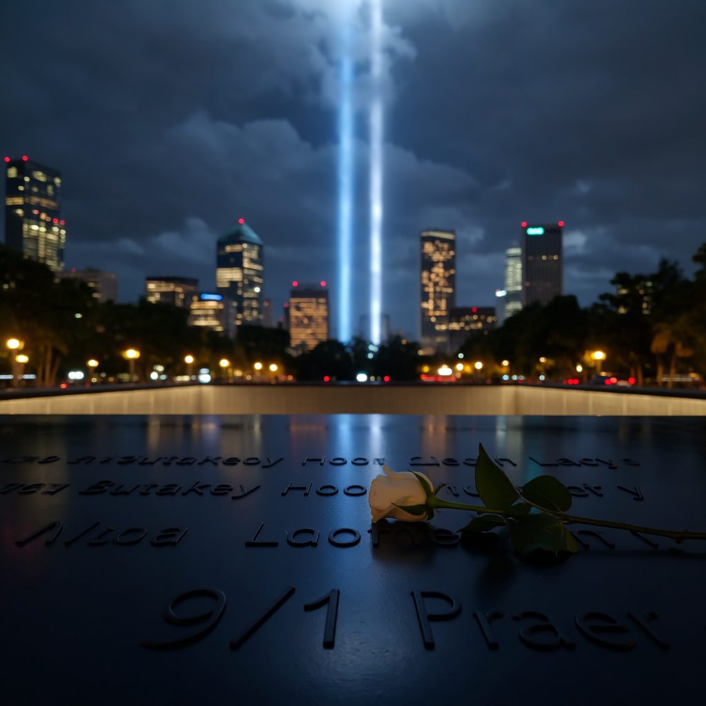 Ground Zero Tribute in New York – 9/11 Memorial Lights
