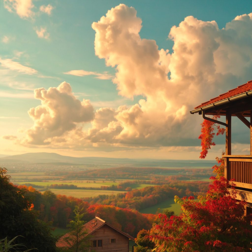 Paprikás Felhők Magyarország Felett