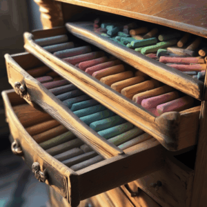 A fiók mélyén talált kréta