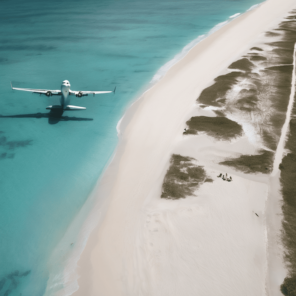 Barra különleges szigete híres repülőterével, ahol a gépek közvetlenül a homokra szállnak.