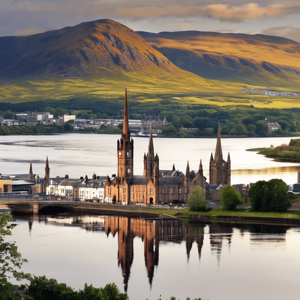 Inverness a felföld kapuja, kastélyokkal és nyugodt skót hangulattal.