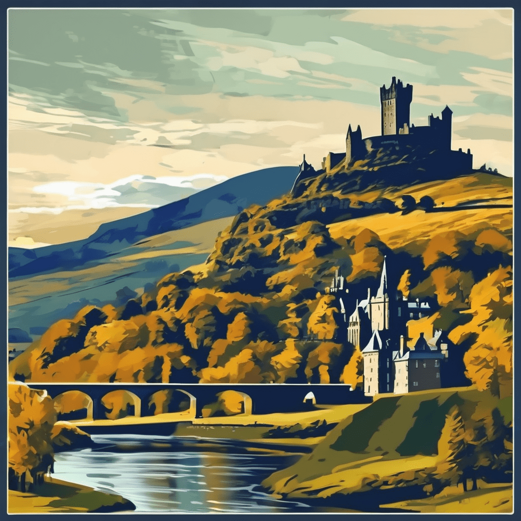 Stirling a skót történelem központja, hősök és csaták városa a felföld kapujában.