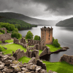 Urquhart Castle a Loch Ness partján áll, romantikus romja a Nessie legendájával fonódik össze.